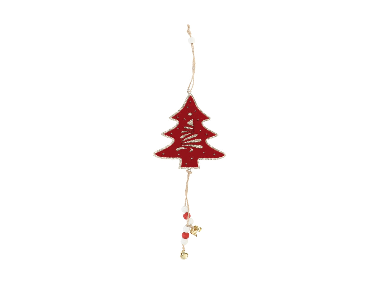 Pendente natalizio decorativo in mdf cm11x34 - disponibile in tre assortimenti