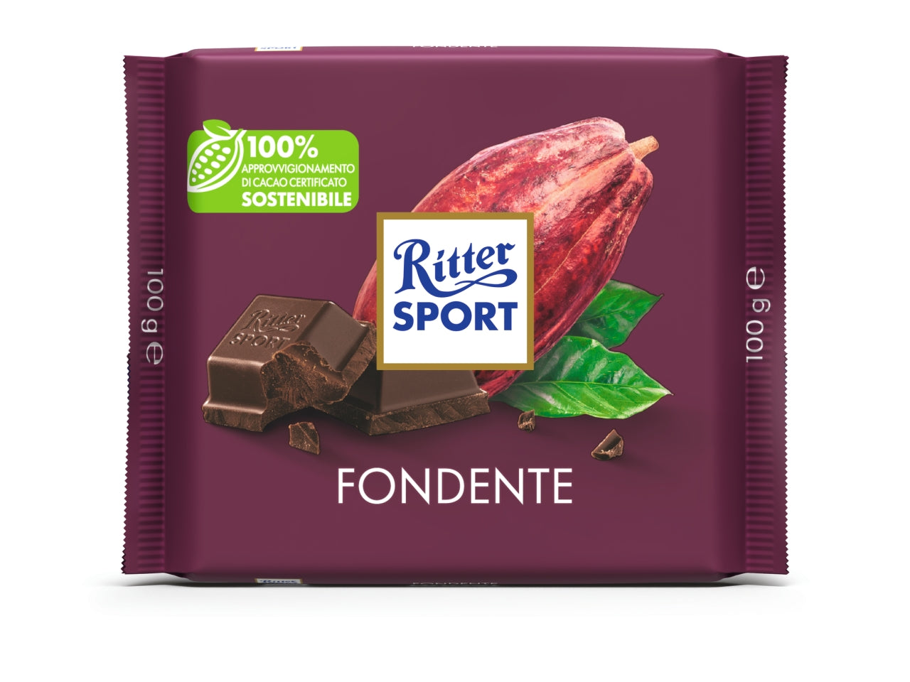Ritter sport tavoletta 100gr fondente 50%