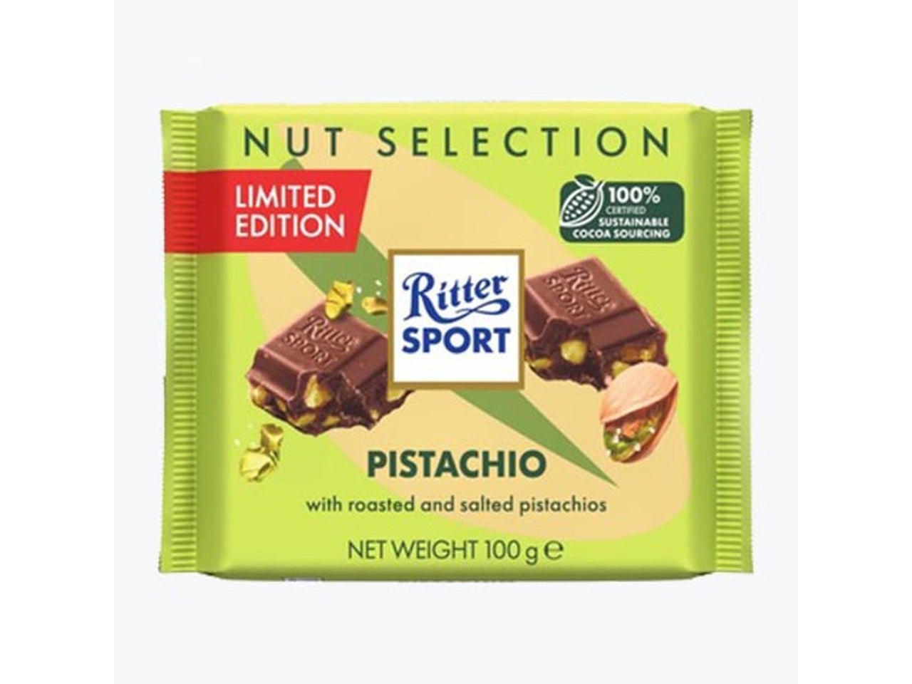 Ritter sport tavoletta 100gr pistacchio