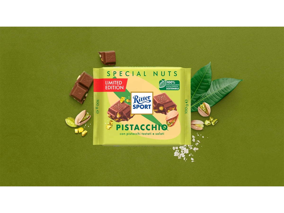 Ritter sport tavoletta 100gr pistacchio