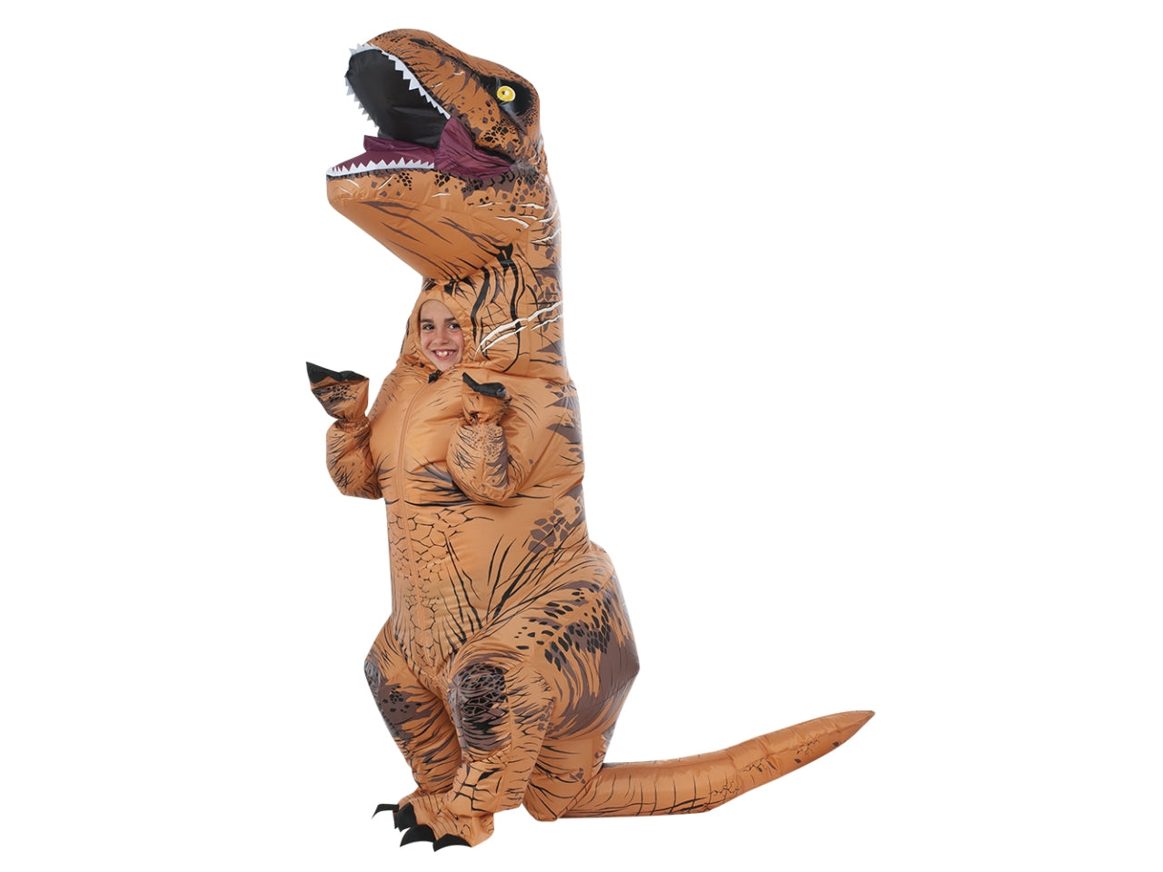 Costume gonfiabile t-rex per bambini