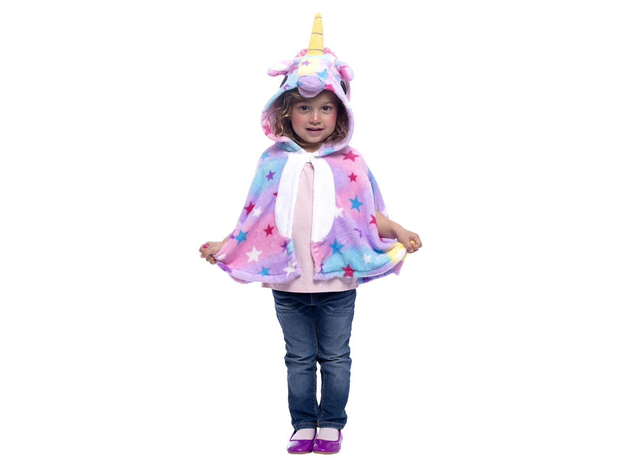 Mantellina super unicorno infantle