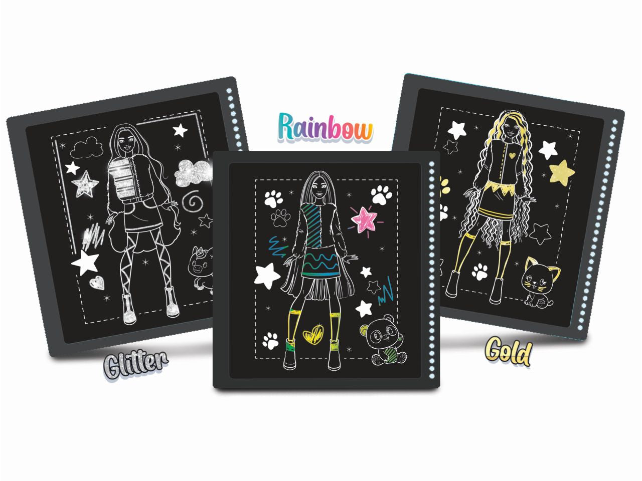 Barbie sketchbook cutie scratch reveal
