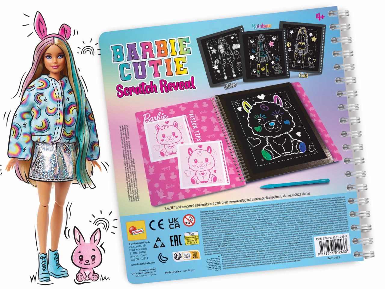 Barbie sketchbook cutie scratch reveal