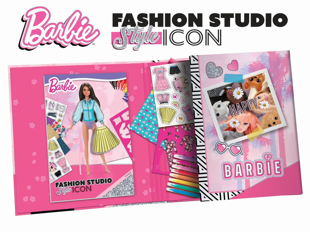 Barbie sketchbook style icon fashion studio
