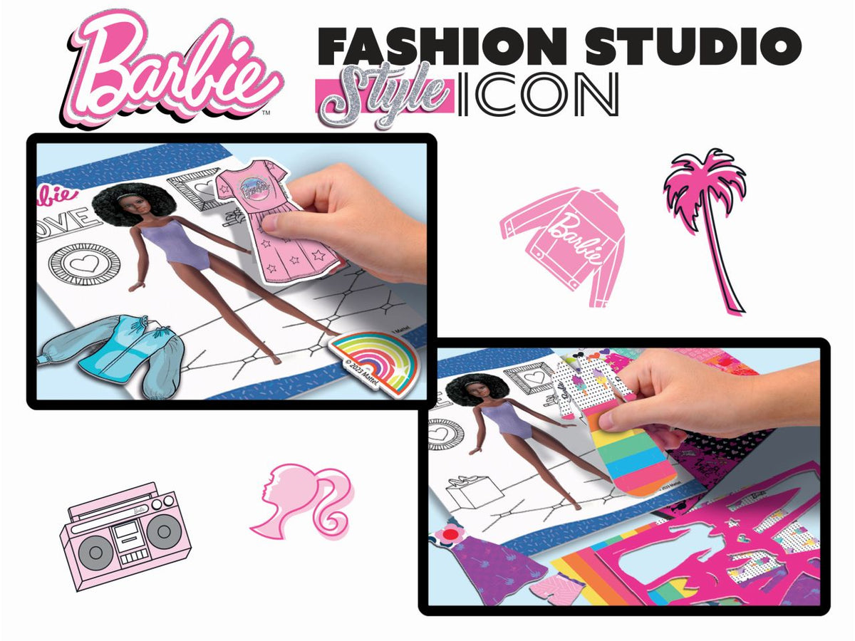 Barbie sketchbook style icon fashion studio