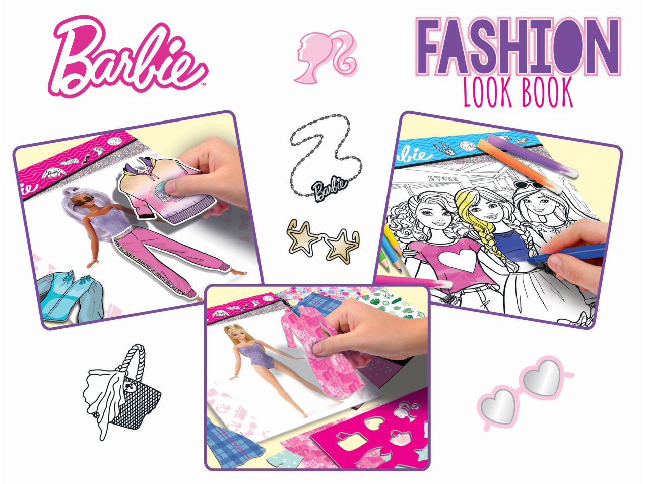 Barbie sketchbook fashion look book