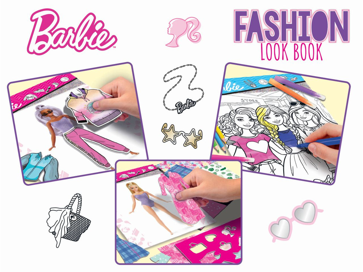 Barbie sketchbook fashion look book