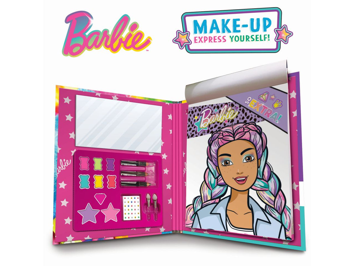 Barbie sketchbook make-up express yourself