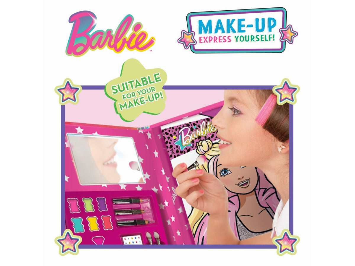 Barbie sketchbook make-up express yourself
