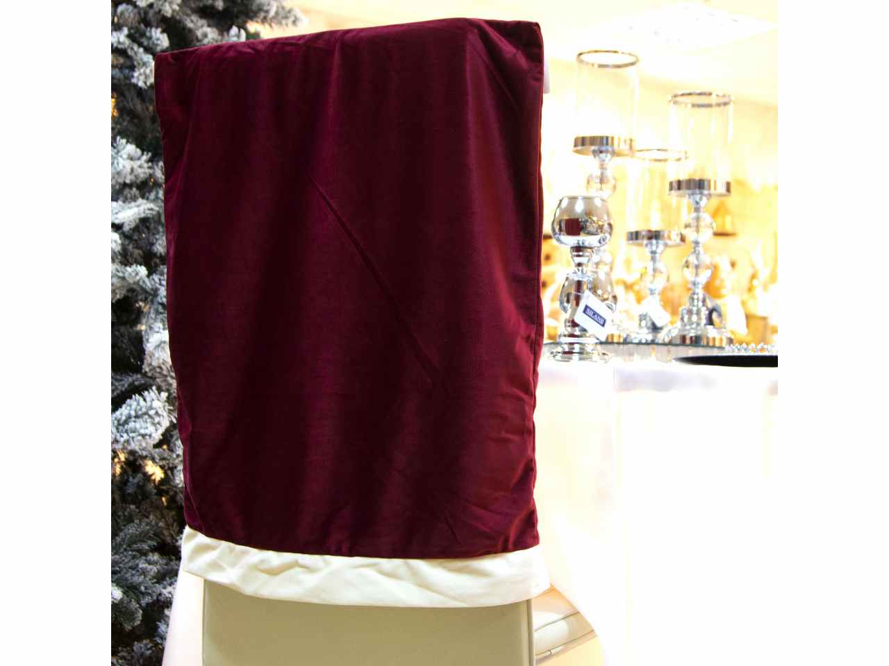 Coprisedia velluto 50x60 bordeaux  10010077