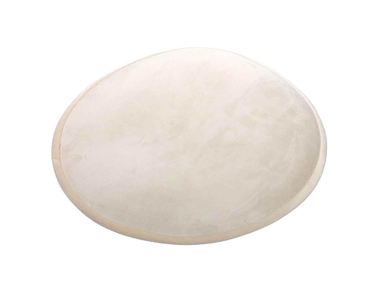 Tovaglietta velluto d40cm bianca $