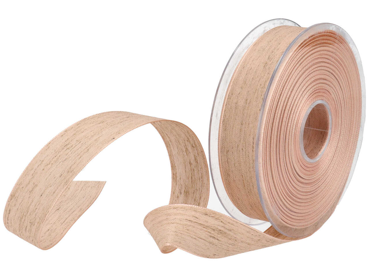 Nastro lino 25mmx25mt cipria s-2502 21