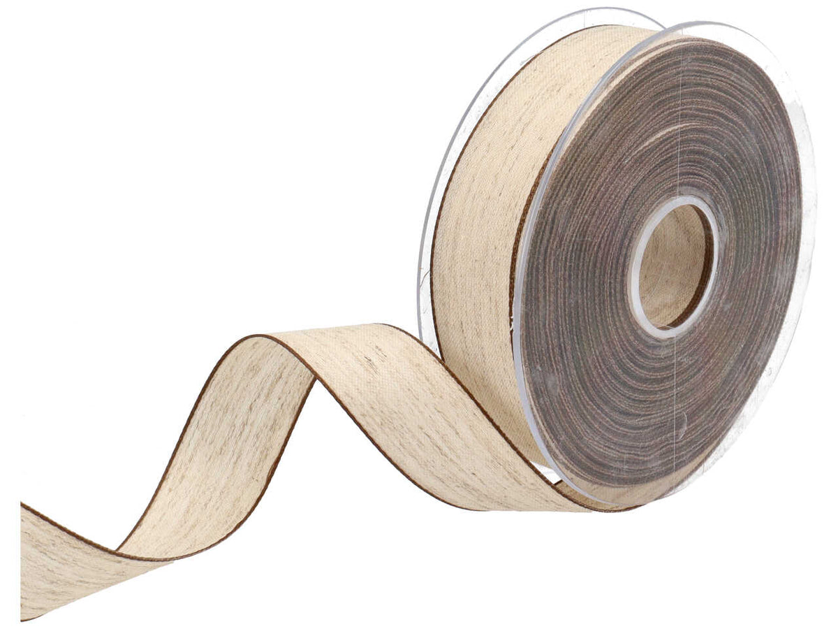 Nastro bordlino 25mmx25mt panna
