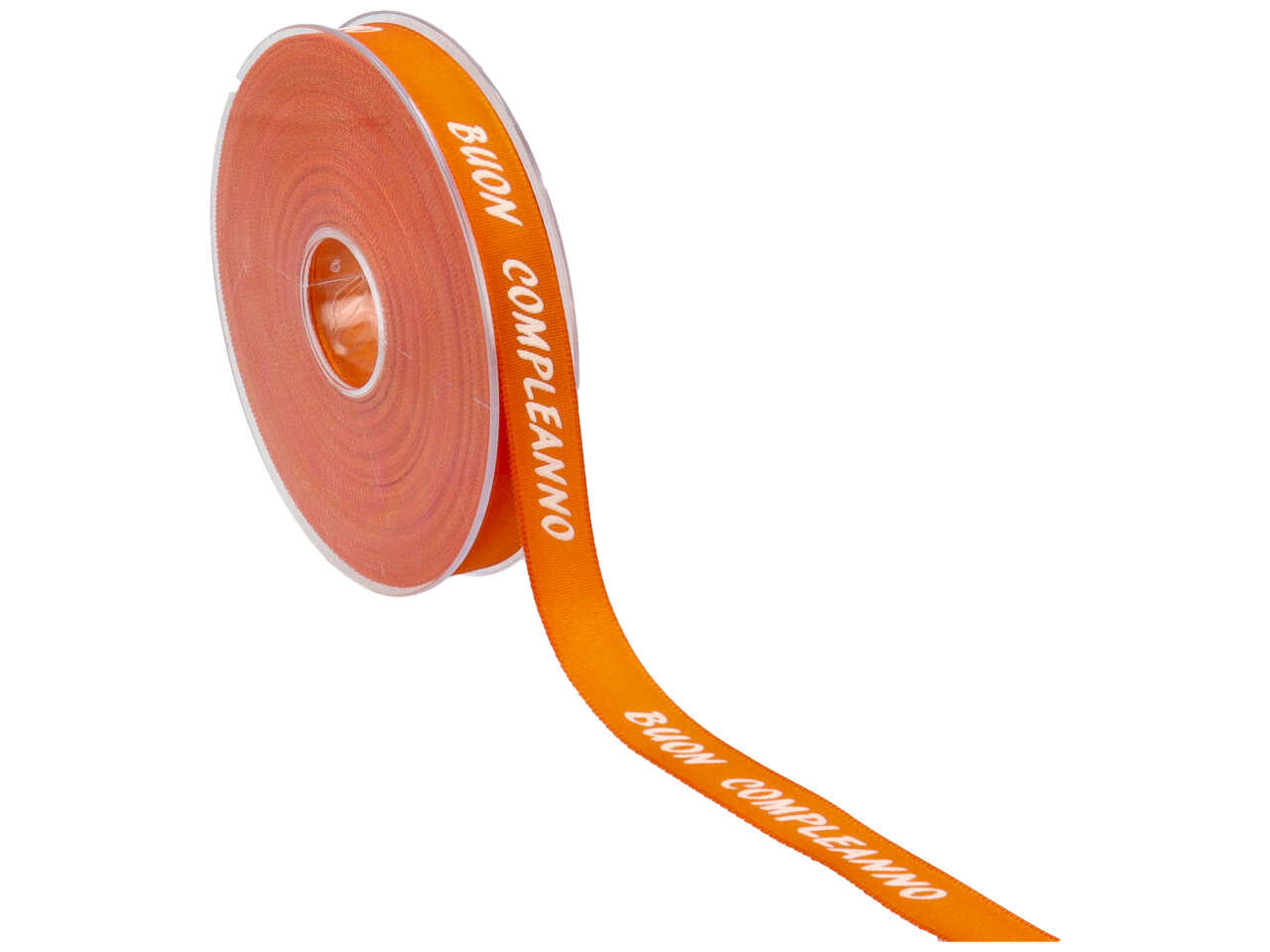 Nastro b.compleanno 15mmx20mt arancio bncp1585