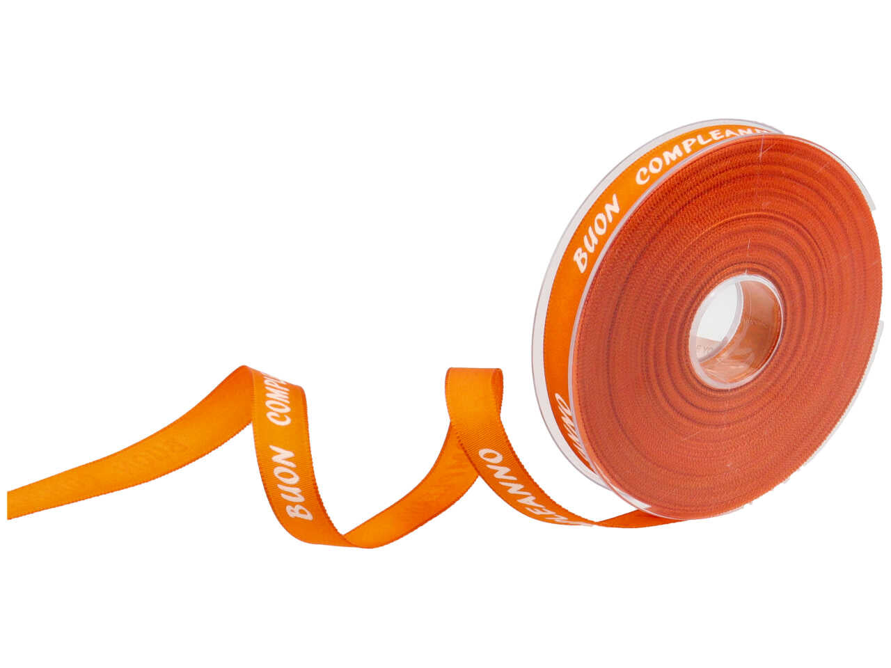 Nastro b.compleanno 15mmx20mt arancio bncp1585