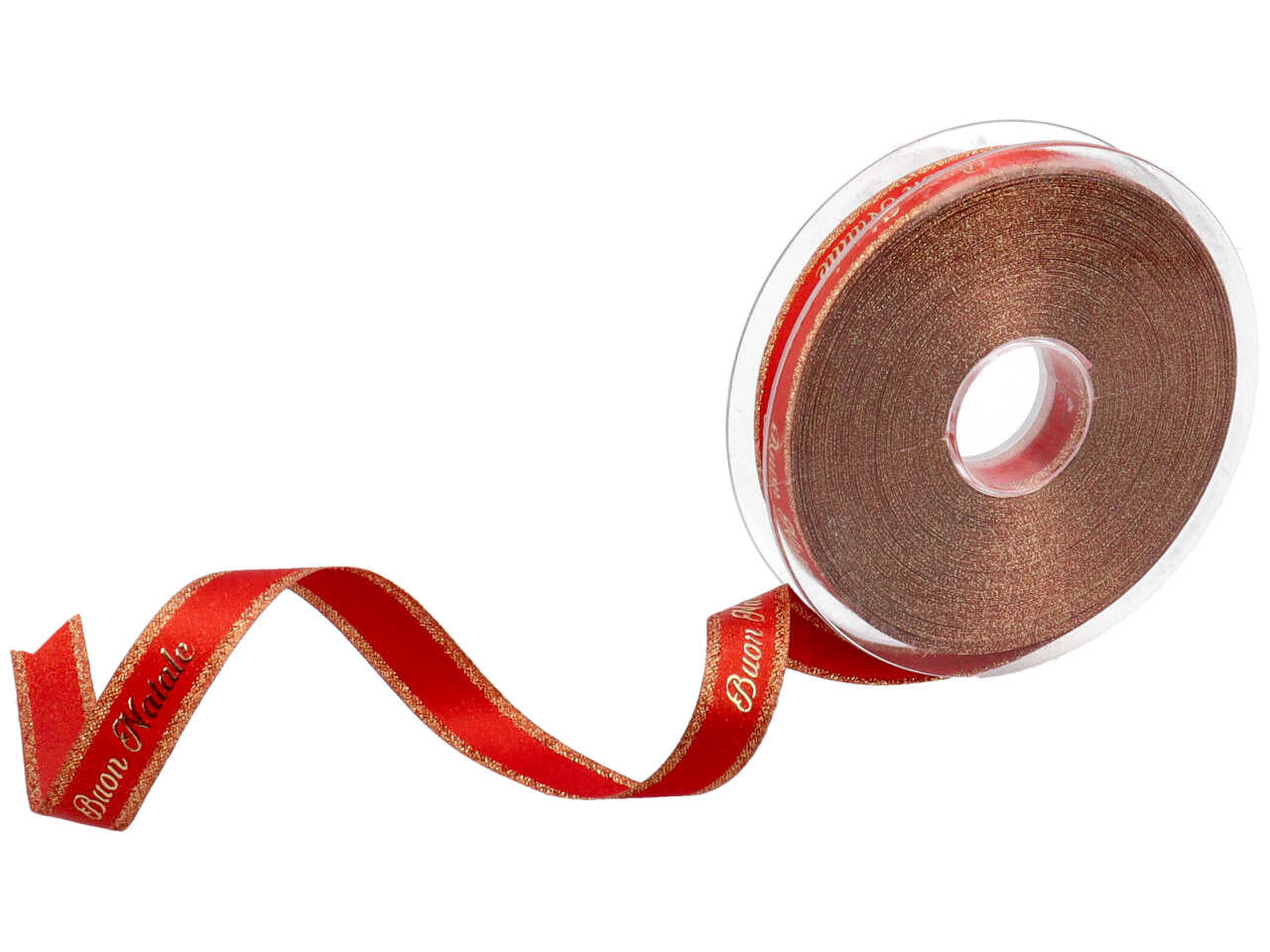 Nastro fashion buon natale st.ser.lam. oro 15mmx20mt rosso/oro