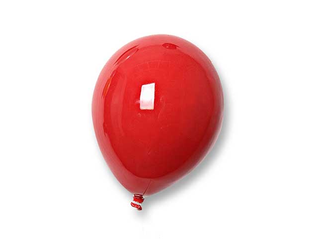 Pallone 8cm con magnete rosso ball08ro
