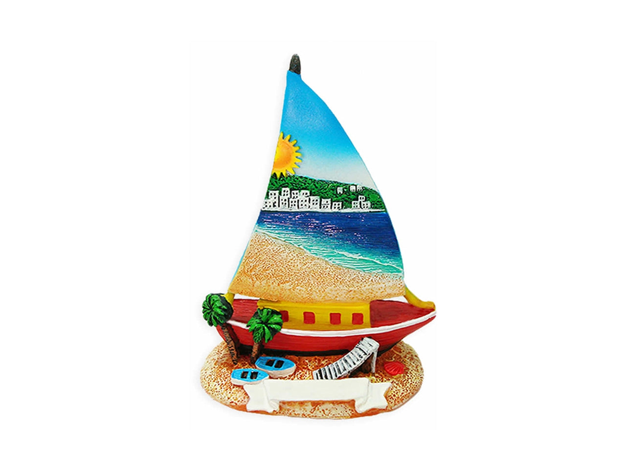Vela con appoggio h.10x6,5cm