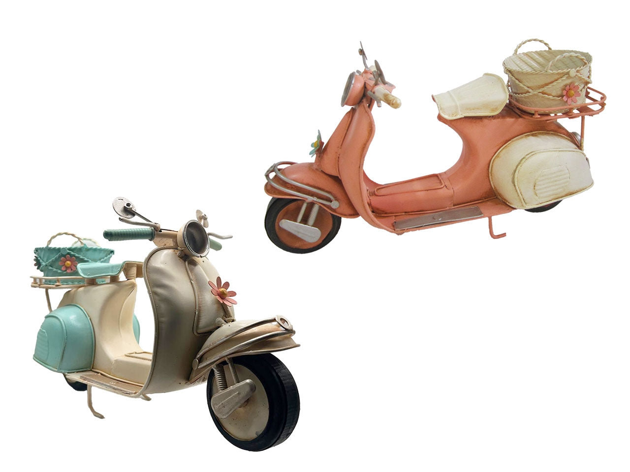 Moto  portacandela 28,5x12,5x17cm