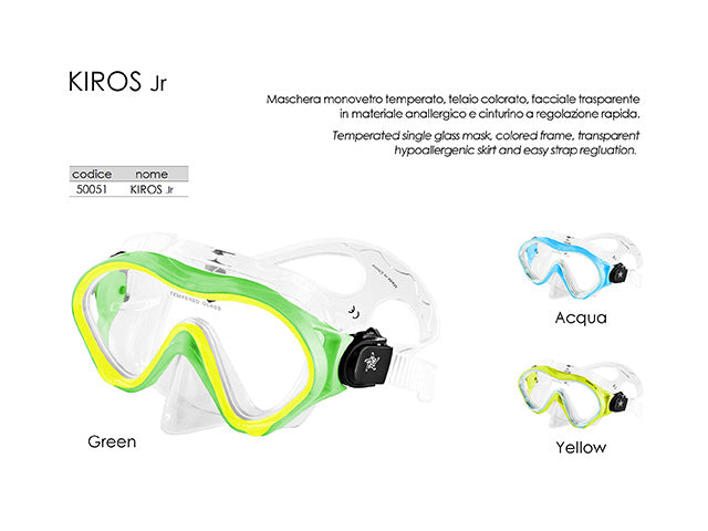 Maschera per bambini kiros junior