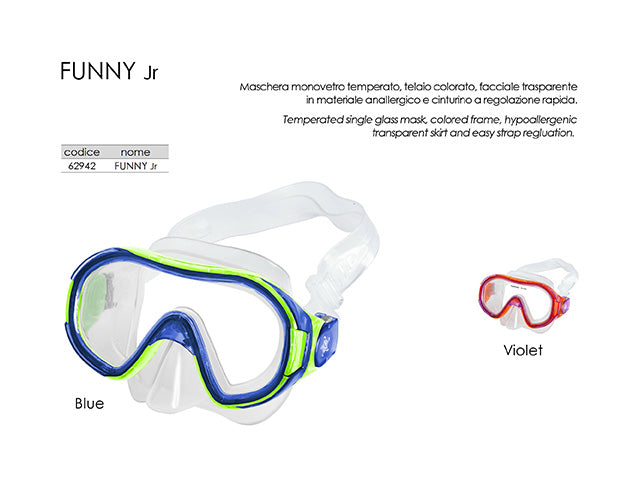 Maschera per ragazzi funny junior