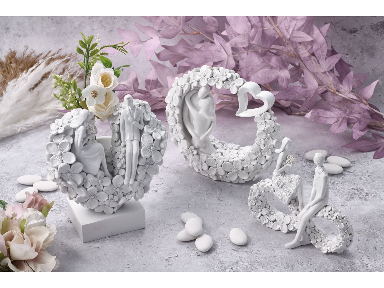 Flowers coppia infinito 11.5x13 cm