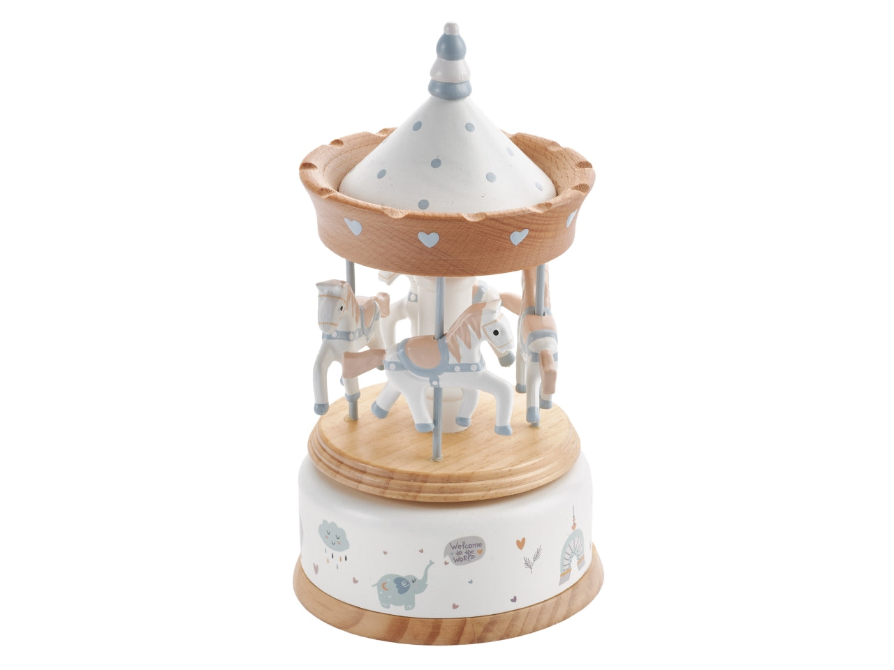 Giostra carillon grande bimbo h. 20,5 cm