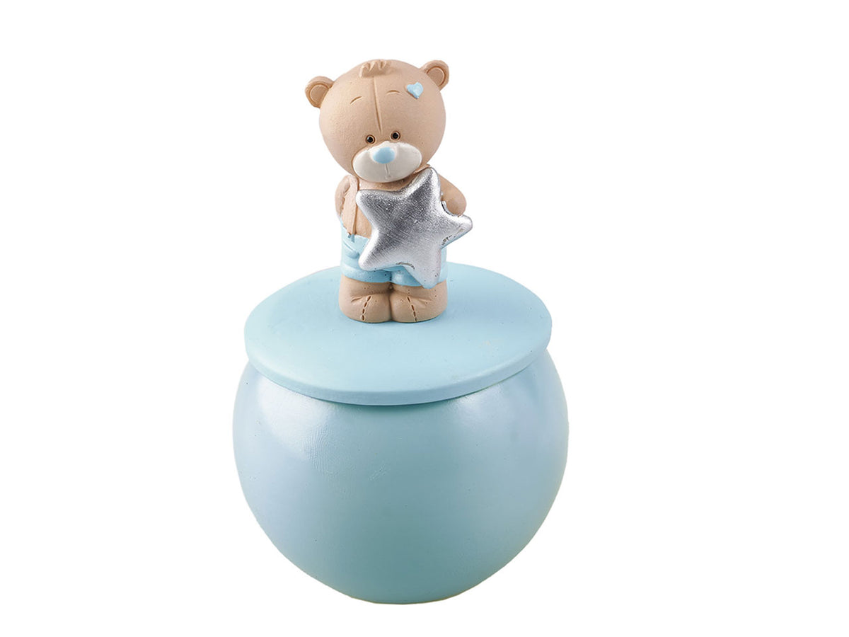 Candela con orsetto bimbo h.11 cm