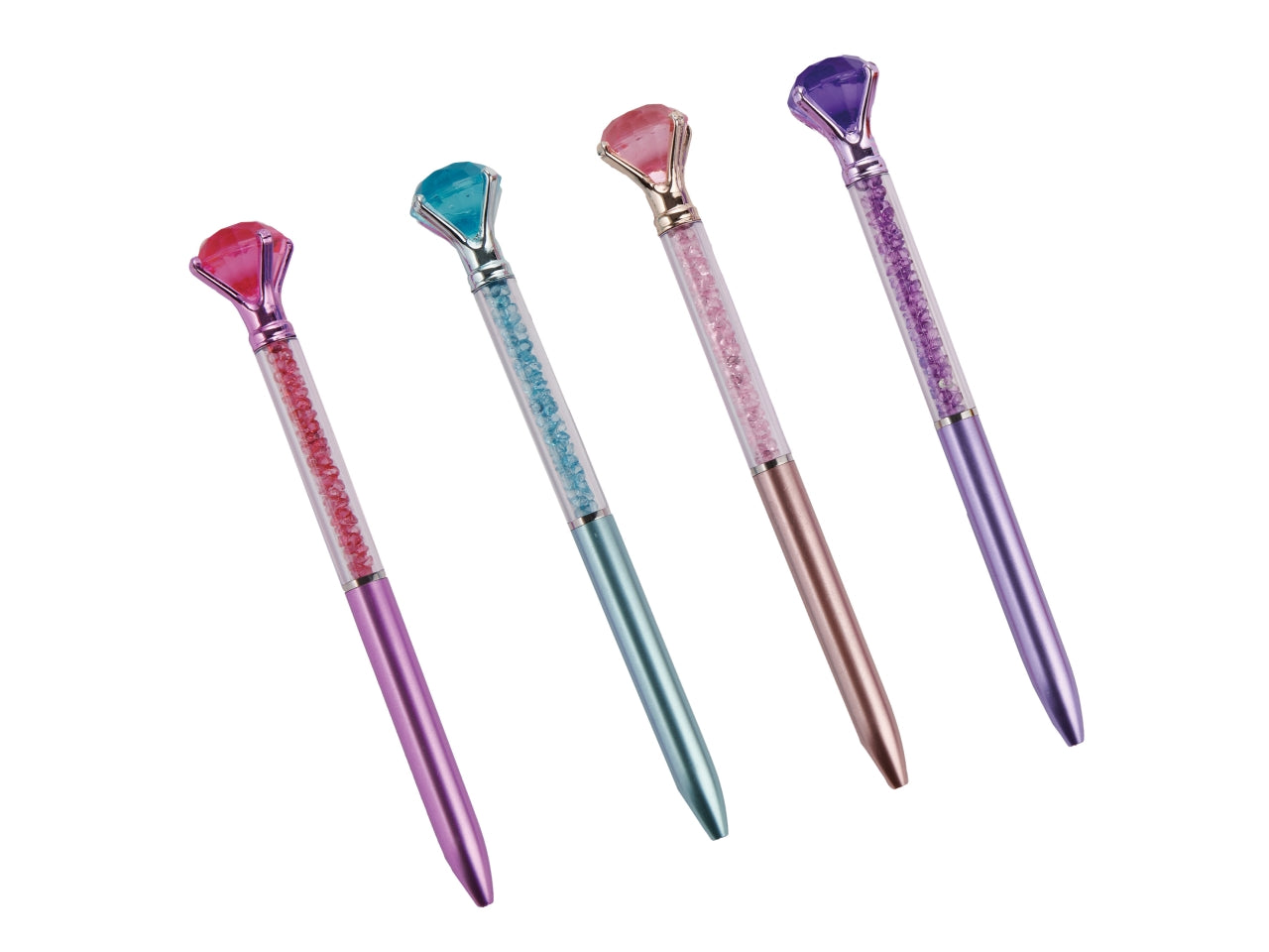 Penna diamond l. 15cm 4 ass.