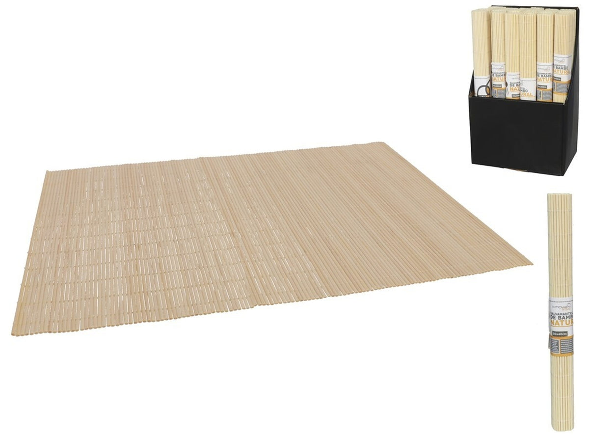 Tovaglietta americana bambÃ¹ naturale stile etnico, 30x40cm - Kitchen&Go