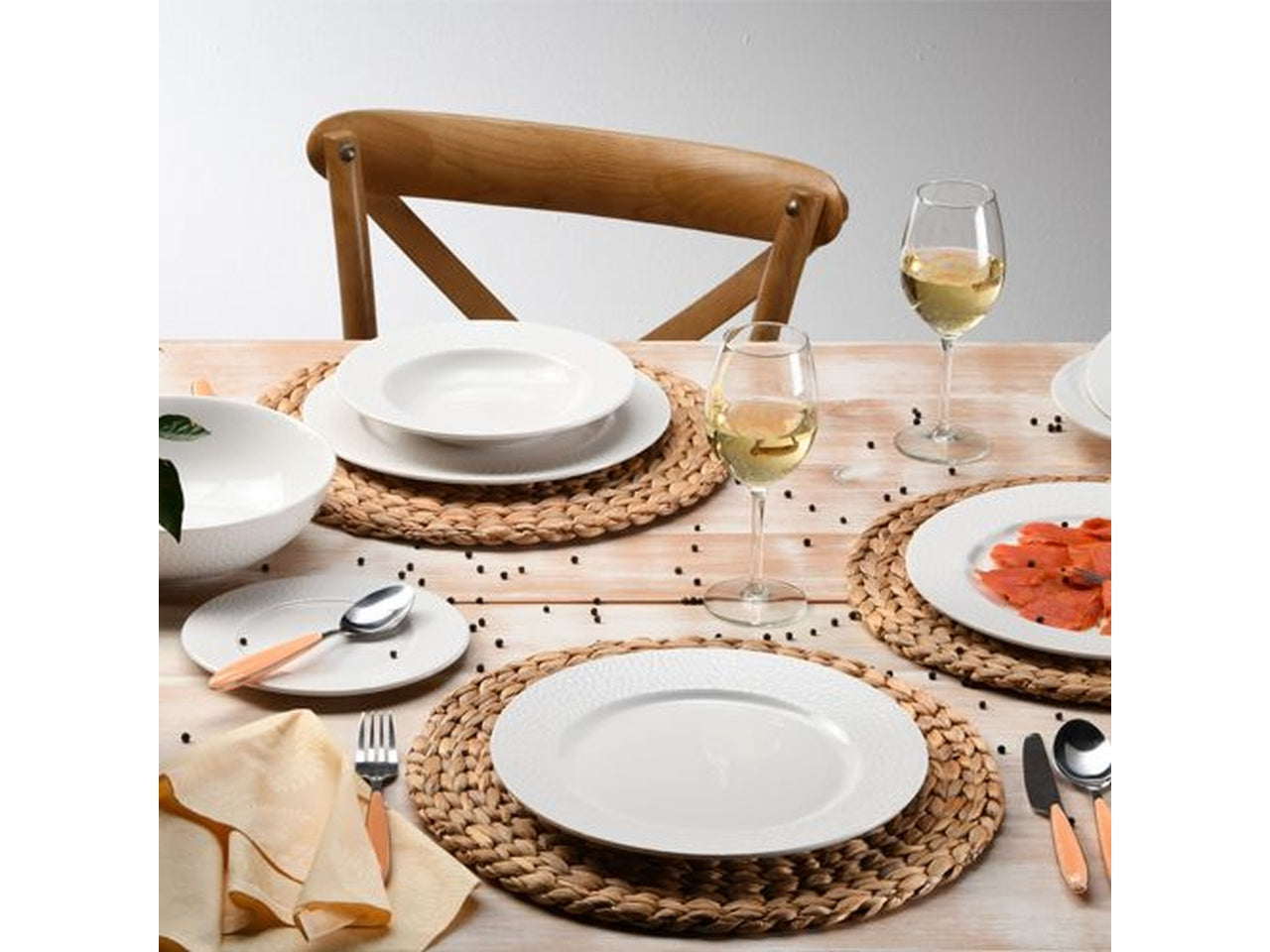 Piatto dessert bianco 19cm gf002190000