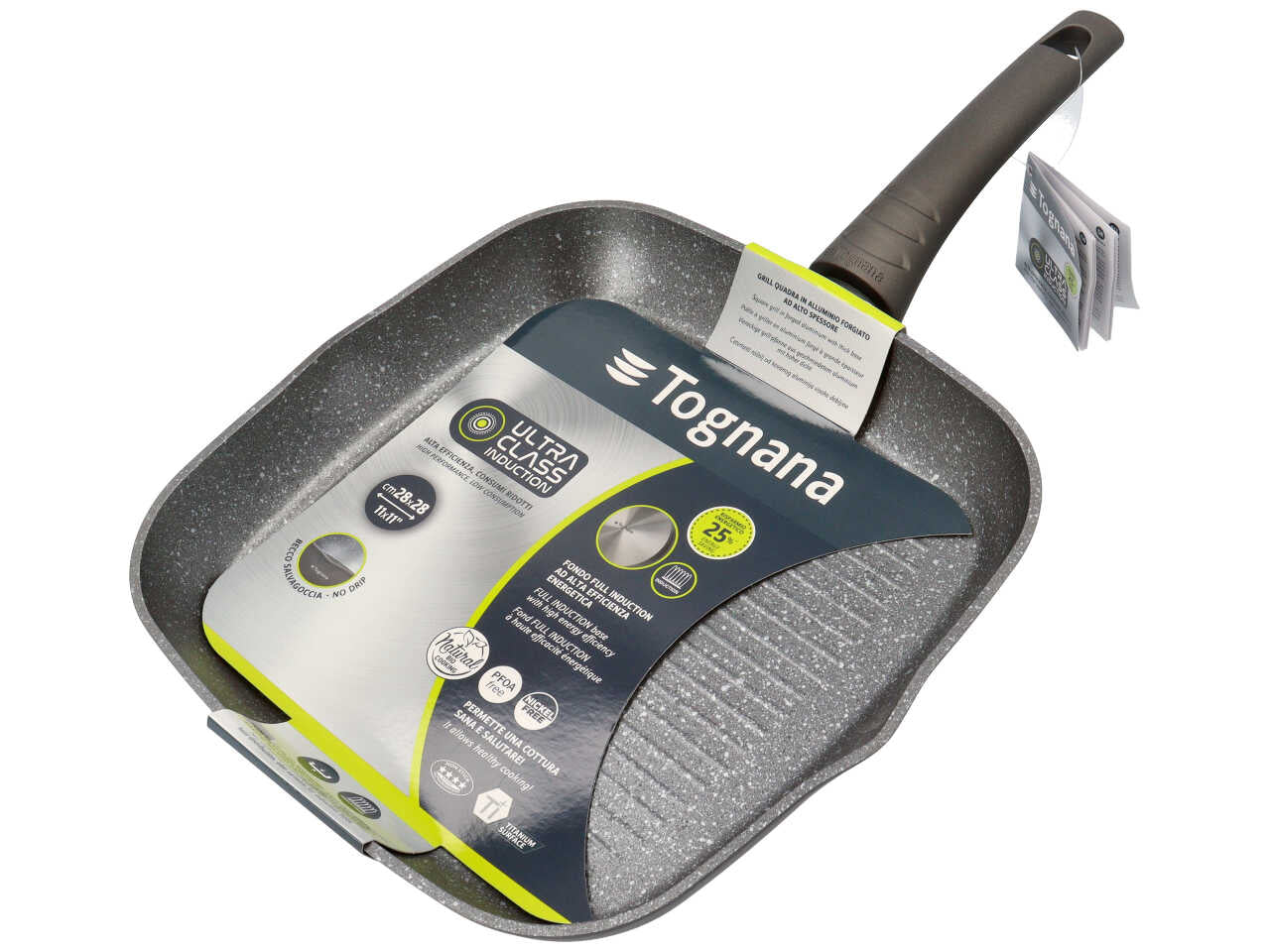 Grill 28x28cm m/fisso wc758blucim
