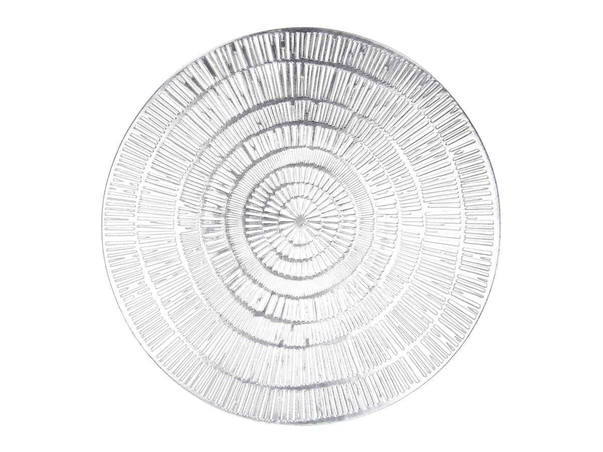 Tognana tovaglietta diametro 38cm argentata in pvc