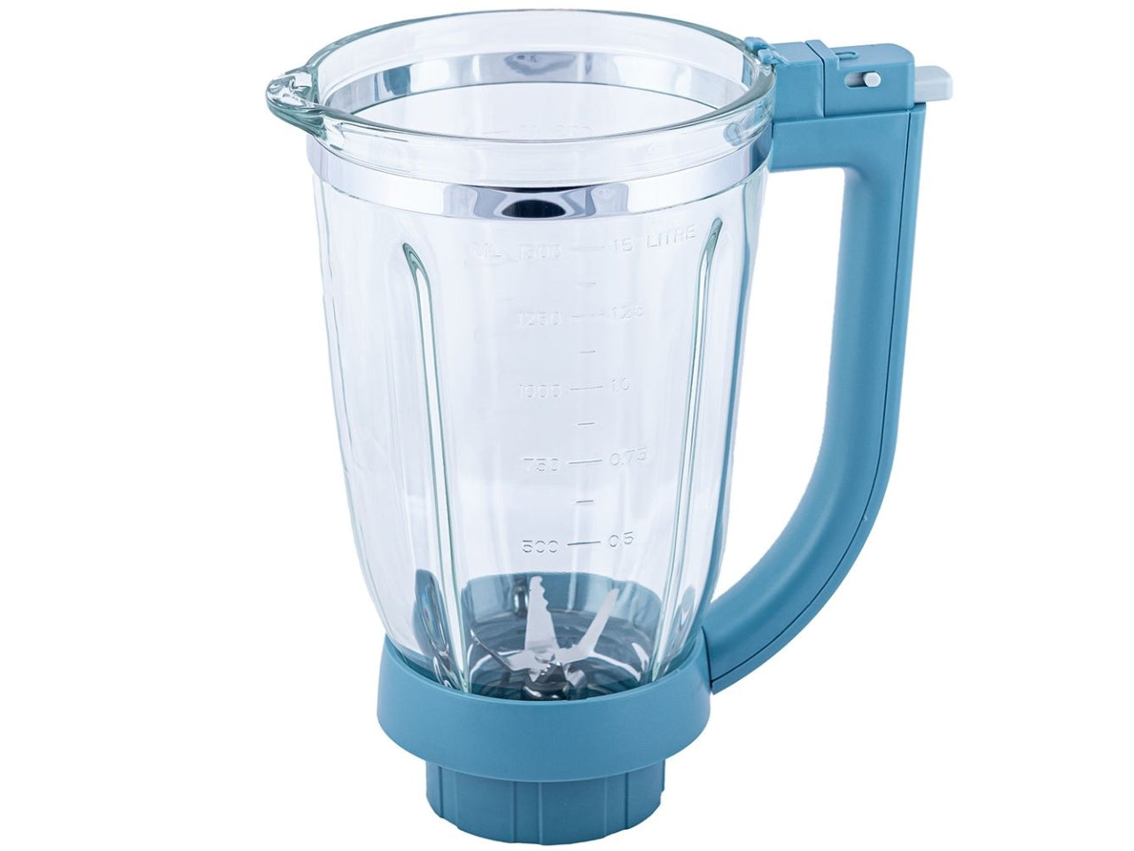 Frullatore Tognana elettrico vintage in vetro, plastica e acciaio inox carta da zucchero 23x22x40 cm
