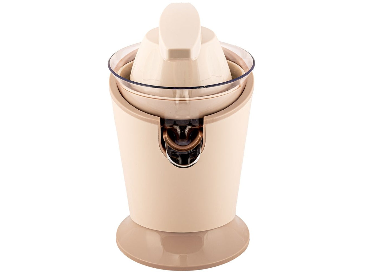 Spremiagrumi Tognana elettrico vintage in plastica e acciaio inox champagne 16x23x27 cm