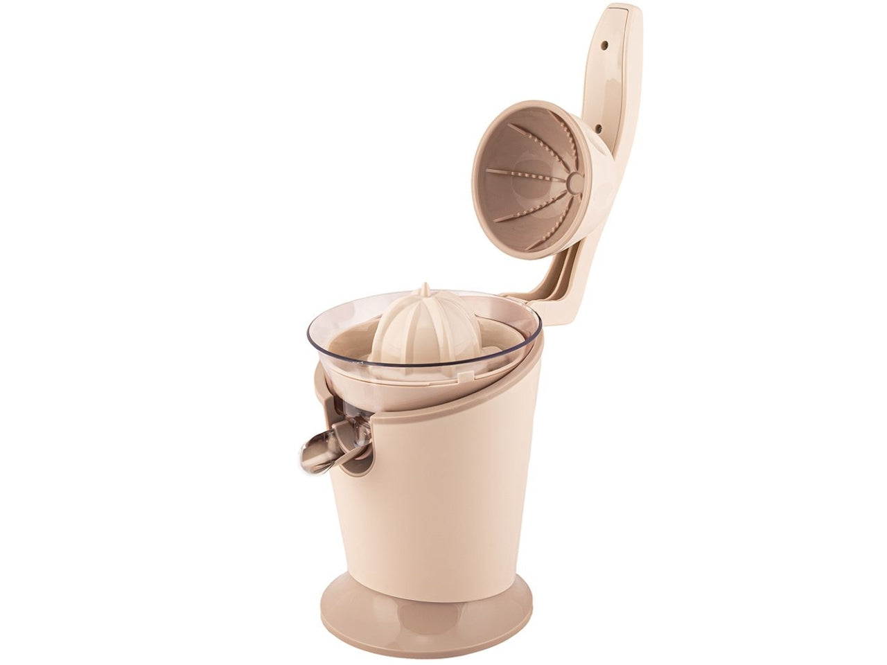 Spremiagrumi Tognana elettrico vintage in plastica e acciaio inox champagne 16x23x27 cm