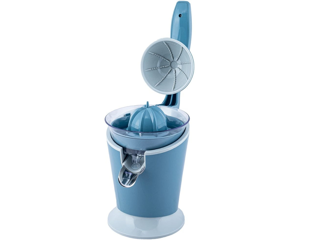 Spremiagrumi Tognana elettrico vintage in plastica e acciaio inox carta da zucchero 16x23x27 cm
