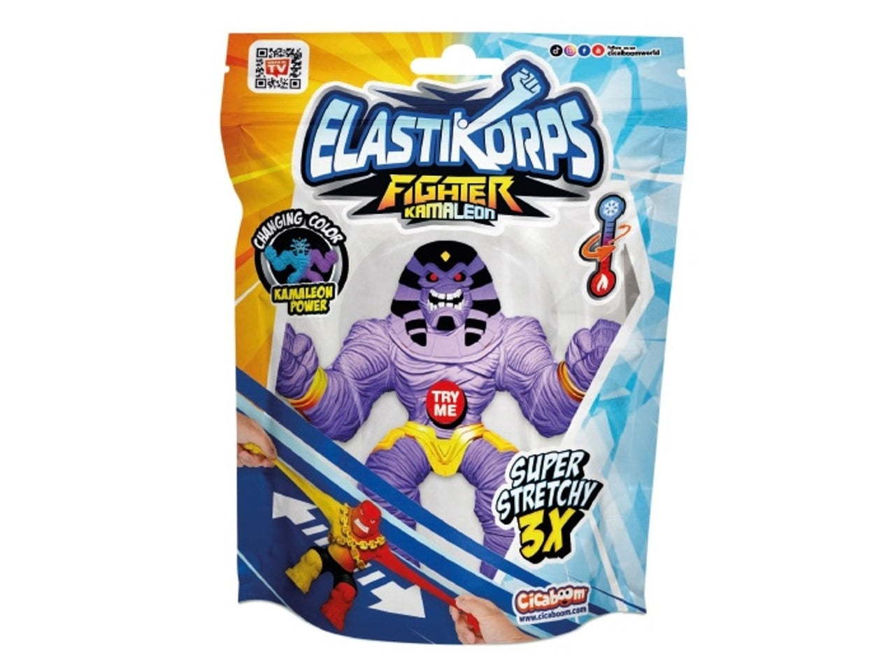 Elastikorps fighters kamaleon hero size 12cm flowpack