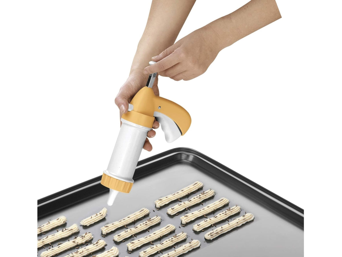 Pistola spara biscotti siringa in plastica e acciaio inox Tescoma Delicia