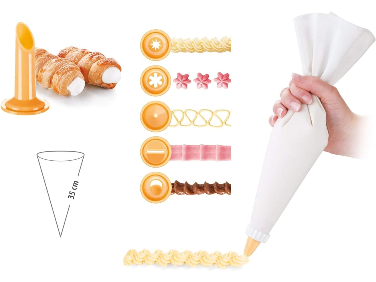 Sac Ã  Poche Tessuto con 6 Beccucci 35 cm Tescoma Delicia