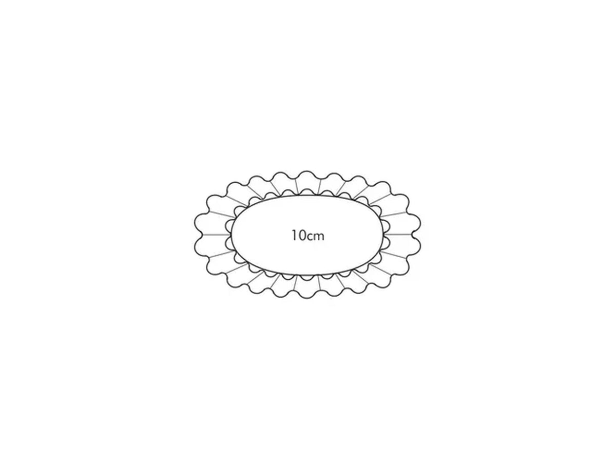 Stampi Tartellette Ovali 6 pezzi 6x10 cm Tescoma Delicia