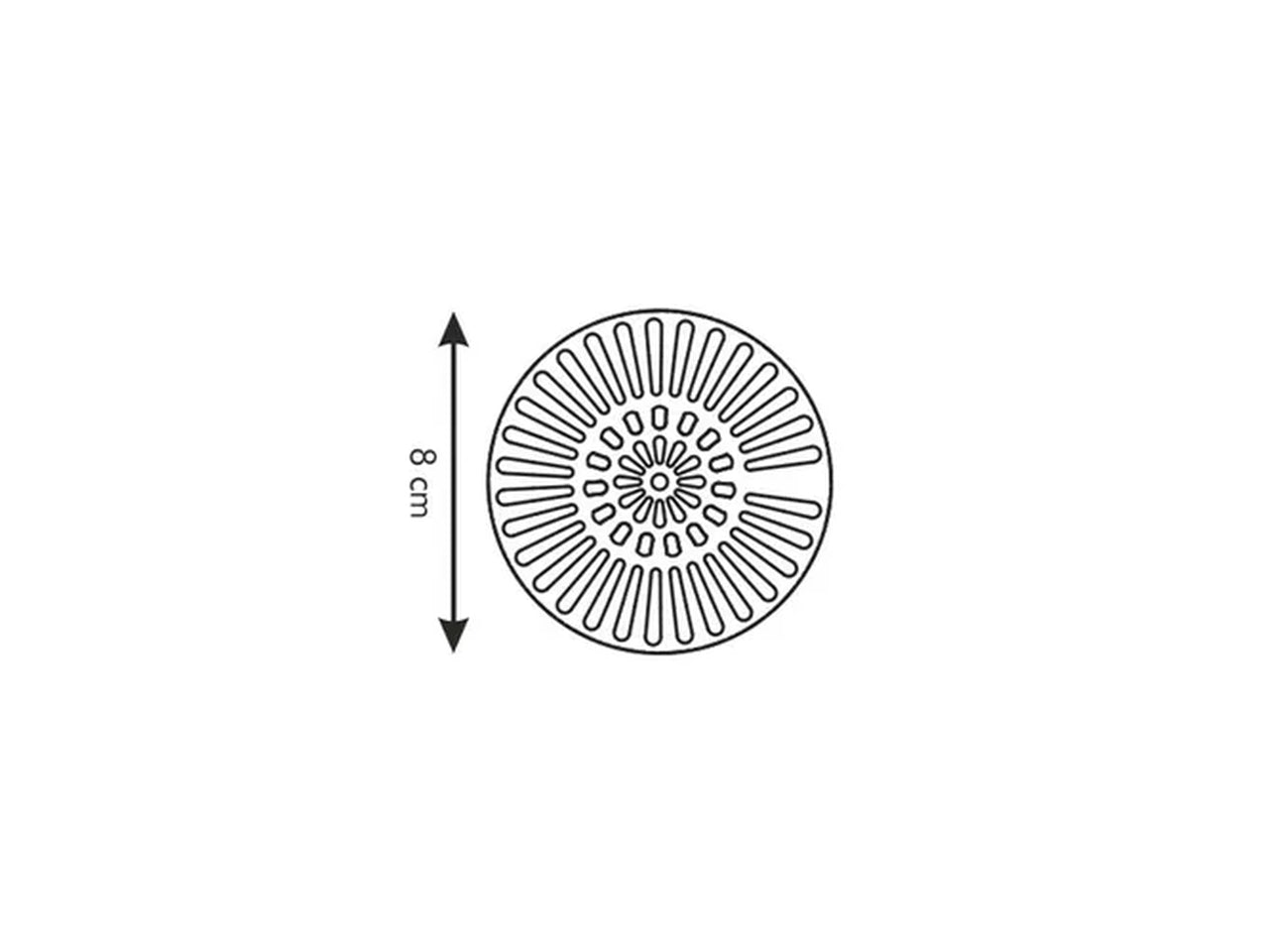 Filtro lavello in plastica 8 cm Tescoma Presto