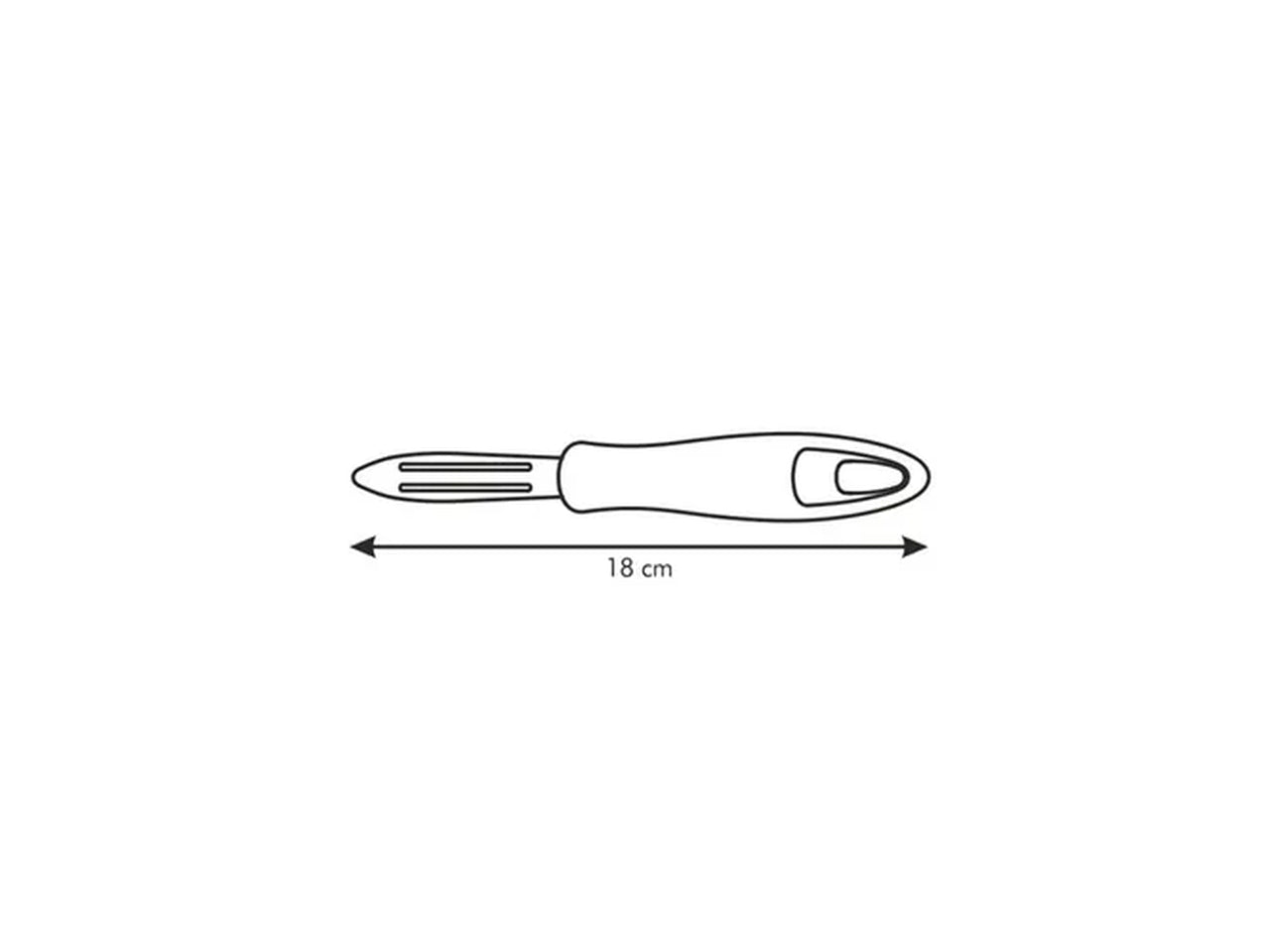 Pelapatate in acciaio inox 18 cm Tescoma Presto