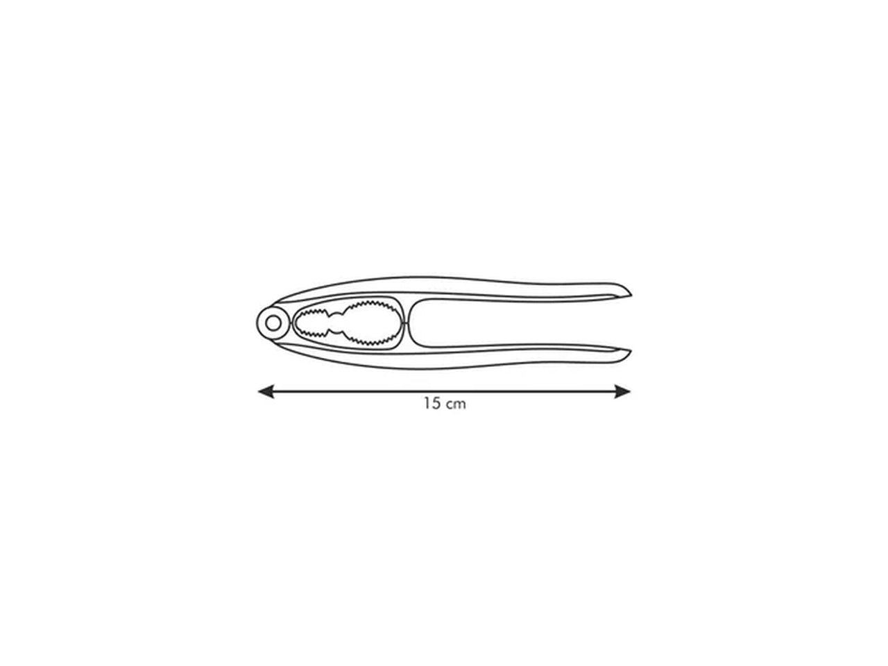 Schiaccianoci Cromato in acciaio 15 cm Tescoma Presto