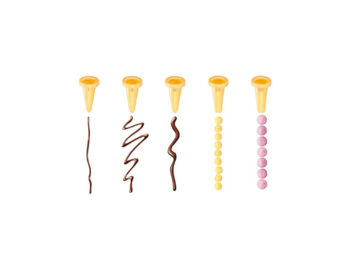 Penna Decora Dolci Tescoma Delicia 15 cm con 5 beccucci