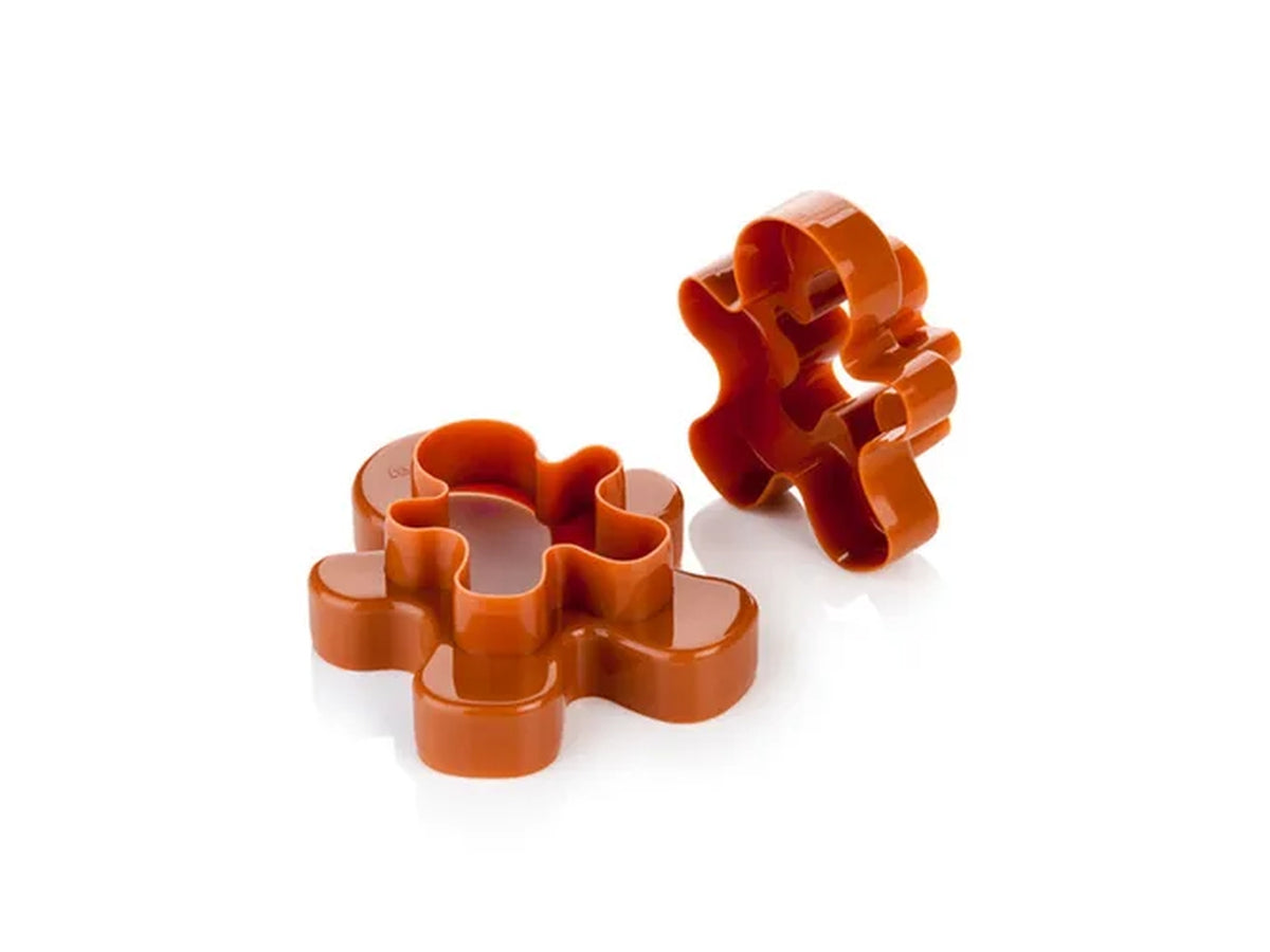 Tagliabiscotti doppio Omino da 6 a 13 cm 2 pezzi Tescoma Delicia