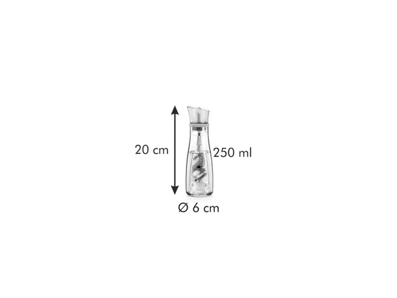 Oliera con infusore in vetro da 250 ml Tescoma Vitamino