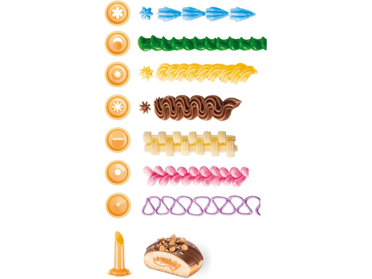 Siringa per Dolci con 8 beccucci Tescoma Delicia in plastica 140ml