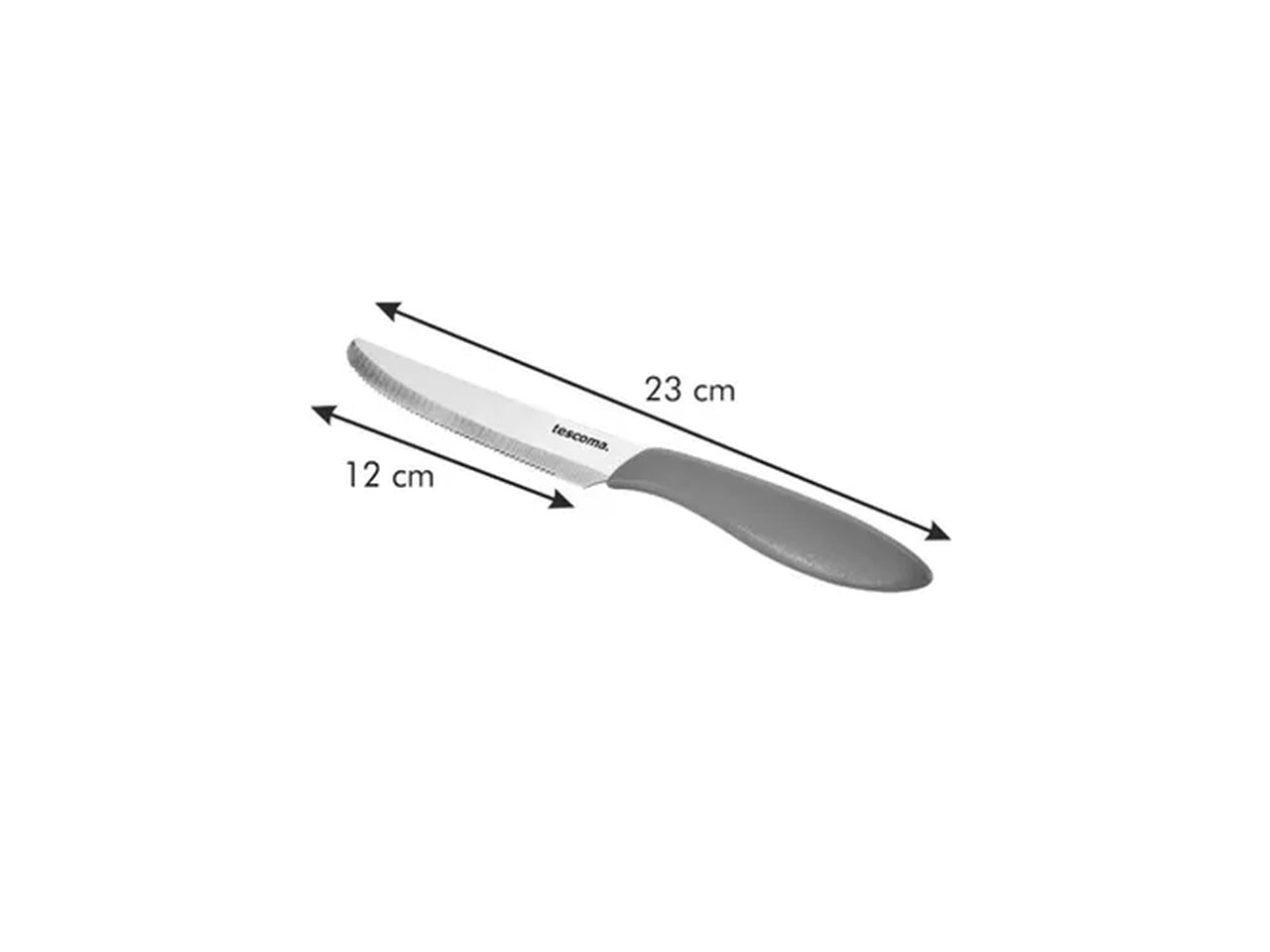 Set 6 coltelli da tavola marrone 12 cm Tescoma Presto